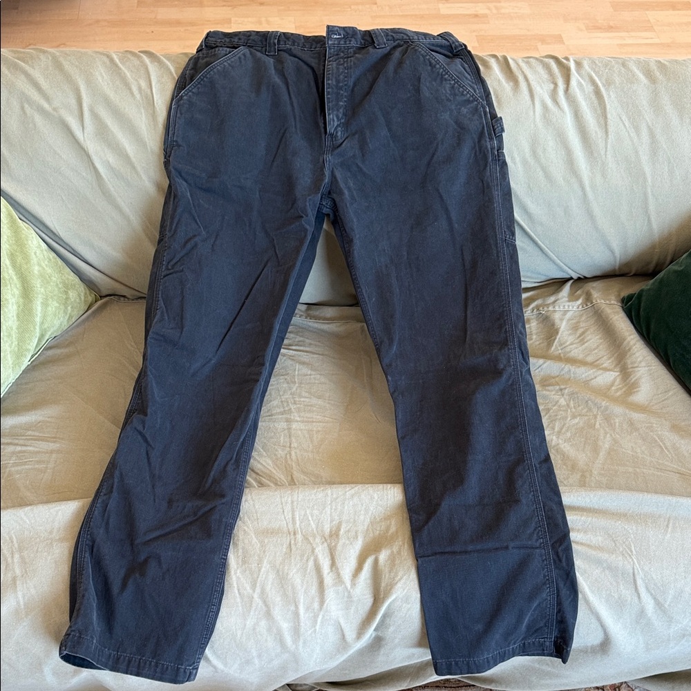 Carhartt Charcoal Relaxed Fit Jeans 38x36 Black